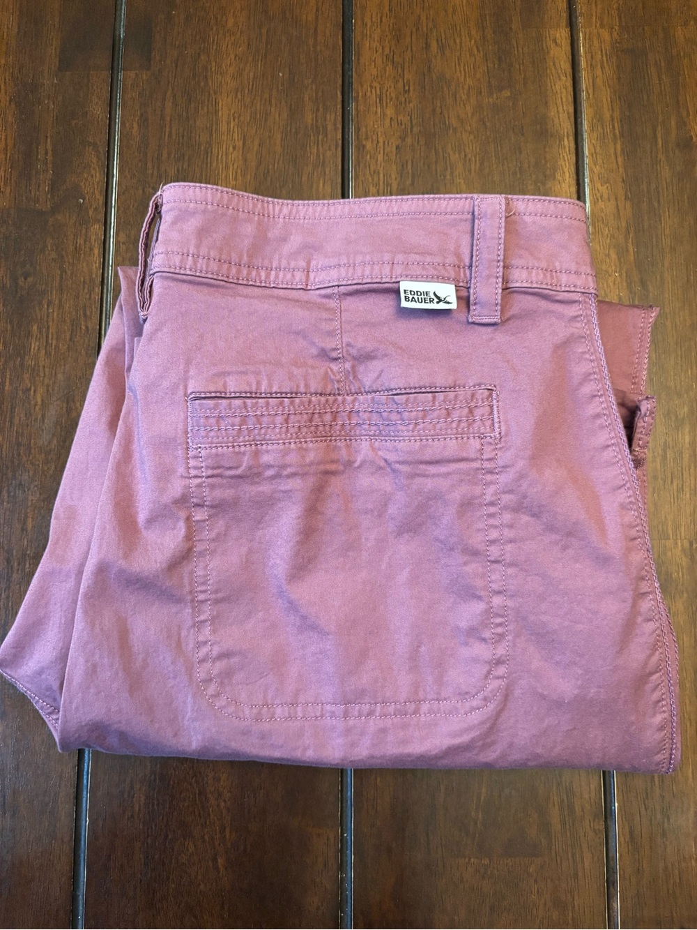 Eddie Bauer Cropped Utility Stretch Casual Pants Purple Lilac Women’s Size 12